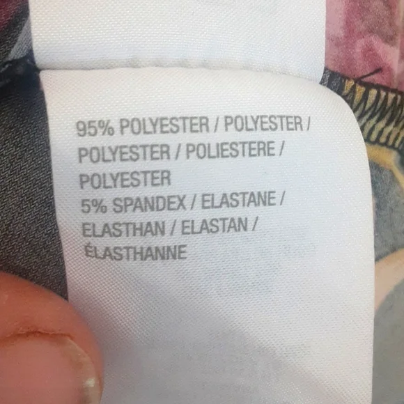 Floral Black Dress, Susan Graver - Picture 5 of 6